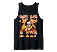Poe Me A Cup Edgar Allan Poe Letteratura Anni '90 Bootleg Style Canotta