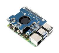 PoE Power Over Ethernet Modulo Ventola di Raffreddamento Dissipatore di Calore in Metallo Scheda di Espansione HAT 802.3af Per RPi 5 Scheda di Espansione Compatibile Scheda di Espan