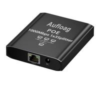 POE - Splitter Gigabit Ethernet, moltiplicatore di porte RJ45 da 1000 Mbps, alimentazione USB-C, switch di rete per Cat5/6/7/8 (splitter POE Gigabit Ethernet a 4 porte)