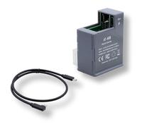 PoE Texas at-HUB PoE+ a USB-C Power and Data Delivery for Amazon Echo Hub Smart Home Control Panel - Uscita di alimentazione USB-C, velocità 10/100 Mbps con cavo USB-C - Compatibile con switch PoE+