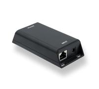 PoE Texas DC-Powered PoE+ (30 watt) Gigabit Inline Injector Converts 12-60V in to 50 Volt IEEE 802.3at PoE+ Out - Variable DC PoE Injector for Solar & Battery Powered Installations, WiFi & More