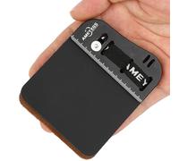 POEARCUS Barebow Finger Tab per tiro con l'arco, linguette per dita per 3 dita sotto arco ricurvo tiro con l'arco, pelle bovina premium e pelle scamosciata, protezione in alluminio con sistema di