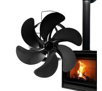 Poêle à chaleur - Ventilateur mural pour cheminée | Ventilateur non électrique silencieux et chaud thermique, fournitures de cuisine, brûleur à bûches à granulés, chauffage domestique, salon, cabine,
