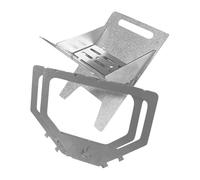 Poele da campeggio pieghevole | supporto pieghevole a forma di candeliere | barbecue portatile - per il giardino, le attività all'aria aperta, il picnic, l'escursionismo, le riunioni familiari e le