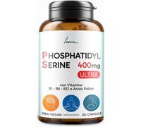 Poemia Fosfatidilserina Pura Ps 400mg con Vitamina B1 B6 B12 Acido Fol