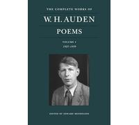 W. H. Auden The Complete Works of W. H. Auden: Poems, Volume (Copertina rigida)