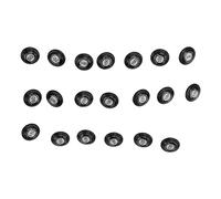 POENVFPO 20 Pezzi Club Distance Segnali da Golf Position Yardage Segnali per Le Prove di Allenamento Sportivo All'aperto (Black)