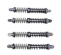 POENVFPO 4pcs 110 Mm Assorbitore di Ammortizzatore Rc, Serranda D'urto di Controllo Telecomando a Doppio Stadio per Parti di Aggiornamento Dell'auto Crawler Rc 1/10 (Ti Colore)