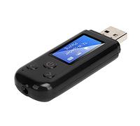 POENVFPO 5.0 Adattatore di Audio Stereo per L'audio Domestico con Schermo LCD, per gli Amanti della Musica e 'intrattenimento a Casa, (BLACK)