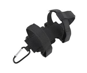 POENVFPO Accessori per biciclette, supporto per altoparlante in nylon con cinghia regolabile, supporto sicuro per altoparlanti portatili e bottiglie d'acqua, per mountain bike, L (13 x 7 x 2,6 cm/5,1