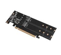 POENVFPO Adattatore Ad Alta velocità QUAD M.2 NVME in PCIE 4.0 X16 4x32Gbps
