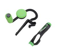 POENVFPO Allenatore di Swing da Golf, Eva, Materiale Plastico, Miglioramento del Controllo, Feedback Istantaneo, Memoria Muscolare, per Oscillazioni Accurate, Verde Nero