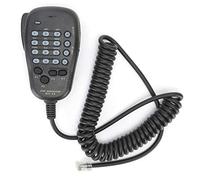 POENVFPO Altoparlante Portatile con 6 Pin con Microfono e Pulsante PTT per FT-1802 FT-2800, Eccellente Chiarezza di Trasmissione Audio per Barre e Studi,