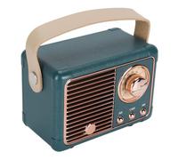 POENVFPO Altoparlante retrò, Mini Altoparlante Wireless Vintage per Ufficio, Camera da Letto All'aperto con Suono Cristallino, Ideale per gli Amanti della Musica e per L'arredamento della Casa (GREEN)