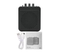 POENVFPO Amplificatore per Chitarra Elettrica, Altoparlante Ricaricabile da 3 W con Design Mini Supporto in Vita con Pratica Silenziosa per Cuffie, per Amplificatore Portatile per
