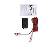 POENVFPO Amplificatore per Microfono, Alimentazione Phantom 48 V, Guadagno 0-28 DB, con XLR e Jack da 6,35 Mm per Scheda Audio Mixer Fotocamera