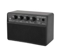 POENVFPO Amplificatore Portatile per Basso, Mini Amplificatore Ricaricabile da 10 W con Subwoofer, Nero, Batteria da 2000 MAh, per Performance Dal Vivo all'aperto