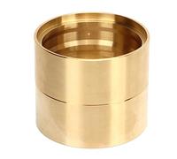 POENVFPO Anelli per Ruote Beadlock in Ottone da 2 Pezzi da 1,9 Pollici, di Bloccaggio per Pneumatici di Ricambio per Cingolato Axial SCX10 II 90046 VS4 10 1/10 RC, con Design Resistente (GOLD)