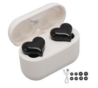 POENVFPO Auricolari Wireless a Forma di Cuore, Cuffie Bluetooth 5.3 Creative e Carine con Cuore Rosso con Custodia di Ricarica, Auricolari BT Stereo HiFi con Cancellazione del Rumore (BLACK)