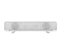 POENVFPO Barra Stereo Cablata USB Potente Cassa Surround per PC e Cellulari Design Portatile (WHITE)