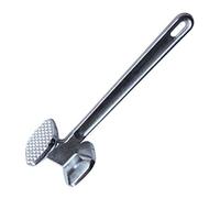 POENVFPO Batticarne Batticarne Ergonomico in Lega di Alluminio per Bistecca da 24x6,5 Cm Argento