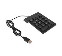 POENVFPO Cablaggio Tastiera di Cablaggio USB Nero 18 Tasti Liquidazione della Calma e Gioca a Soft per i Giochi da Ufficio Bancari, Adatto per Vincere 98 / XP