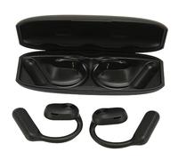 POENVFPO Chiavi Cuffie Aperte Chiamano Cuffie Sportive Wireless, Tecnologia di Riduzione del Rumore, Lunga Durata della Batteria, Adatto per Gli Incontri (Black)