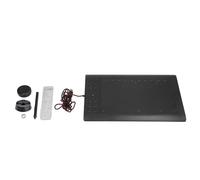 POENVFPO Compresse di Grafica 233pps 5080lpi 8192 Compressa di sensibilità per Pressione di Livello con Progettazione di Chiavi di Scorciatoia Multifunzionale per (maggiore di 4,0) (BLACK)