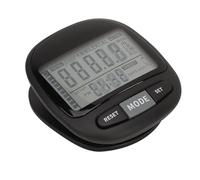 POENVFPO Contapassi 3D, Contapassi Accurato Tiene Traccia dei Passi, Calorie, Distanza, Miglia, con Batteria Integrata da 210 MAh, per Uomini Donne Bambini Anziani