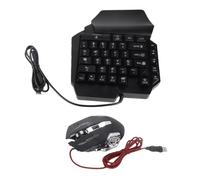 POENVFPO Convertitore per Tastiera e Mouse Adattatore Cablato per Giochi Mobili Compatibile con Dispositivi Portatile e Facile da Usare Include Tastiera e Mouse da Gioco con una Sola Mano (#1)