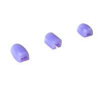 POENVFPO Copritasti per Sassofono, 3 Pezzi Cuscinetti Laterali per Sax in Silicone Riser per Tasti per Palmo, con Colori Vivaci per Appassionati e Principianti del Sassofono (CC22 Viola)