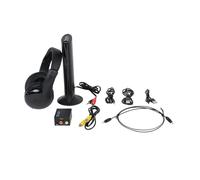POENVFPO Cuffie Wireless per TV con Decoder Integrato, Trasmettitore FM | Design Over Ear, Padiglioni Morbidi, Funzione 5-in-1, Compatibile con il 95% dei TV Digitali, Nessun Ritardo , Radio FM e