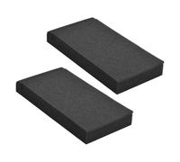 POENVFPO Cuscinetti Isolanti Acustici in Schiuma Ad Alta densità per Monitor Studio, Altoparlanti, 27x10 Cm, Design Inclinato con Regolazione dell'angolo, Smorzamento del Suono (27X14 cm)