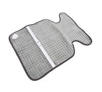 POENVFPO Cuscinetto Riscaldante Elettrico per Mal di Schiena, 6 Livelli | Velluto Cristallo, Lavabile in Lavatrice, Spegnimento Automatico, Timer Regolabile 30-120 Minuti, Temperatura 30-65°C, 60W,
