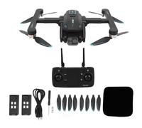 POENVFPO Drone RC con Doppia Fotocamera, Drone WiFi 4K HD FPV con Ritorno Automatico GPS, Quadricottero per Evitare Ostacoli con Motore Senza Spazzole, Tempo di Volo Lungo per (2 batterie)
