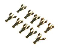 POENVFPO Esca Artificiale Morbida per Gamberetti Attira Efficacemente i Pesci 10 Pezzi Esca Morbida per Pesca in PVC Pesce Mandarino, (#1)