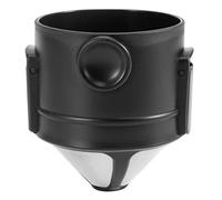 POENVFPO Filtro per caffè Portatile Riutilizzabile in Acciaio Inossidabile per Casa e Viaggi, Macchina per caffè Americano Ecologica, 12x7,5 Cm