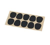 POENVFPO Foglio di Cuscinetti per Bocchino in Silicone da 10 Pezzi (Sassofono Nero 0.5)