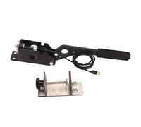 POENVFPO Freno a Mano per PC USB a 64 Bit E Brake per T500 T300 Giochi di Simulazione di Corse Morsetto Freno a Mano Lineare, Tecnologia di Calibrazione Automatica per Project CARS 2/3