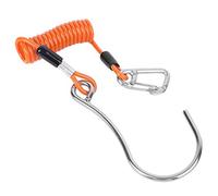 POENVFPO Gancio per la Barriera Corallina in Acciaio Inossidabile Gancio Immersione con Una Corda a Molla da 1, per Pesca di Roccia Corallina Arancione Blu (Orange)