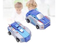 POENVFPO Giocattoli Trasformabili, Auto di Dinosauro 2 in 1 con Conversione Magnetica per Bambini in Plastica in Plastica Che Trasformava Set di Giocattoli per Veicoli