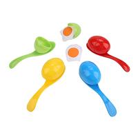 POENVFPO Gioco Balance Spoon Egg, Giocattolo Educativo da Corsa per Lo Sport dei Bambini, con Materiale Plastico Ecologico Sicuro, per Lo Sviluppo del Coordinamento delle attività delle