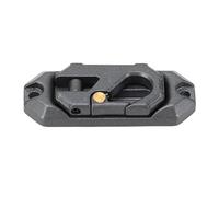 POENVFPO Guida per Verricello Metallico per Verricello RC, Guida per per Auto da Arrampicata in Lega di Zinco Ad Alta Resistenza per Auto RC in 1/10 1/8, con Regolazione Fine (GRAY)