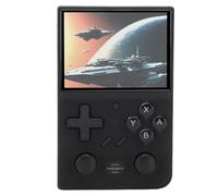POENVFPO Handheld -Rreta -Game Game Gamings IPS Screen Video Portatile Portatile Open Source per Viaggi, Giocatore a Mano con Doppio Joystick 3D RK3326 Quad Core (BLACK)