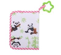 POENVFPO Il Mio Primo Album Fotografico per Neonati, Libro dei Ricordi in Tessuto Morbido con Specchio di Sicurezza, Contiene 17 Foto per Ricordi dello Sviluppo Cerebrale Infantile dei Neonati