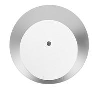 POENVFPO Il Supporto per Altoparlanti Desktop Era 100 con un Design a 10 ° per un Semplice Supporto in Metallo di Installazione (SILVER)