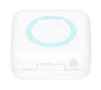 POENVFPO Impressioni di Stampanti Wireless Termici Portatili 200 Dpi per Etichette, Foto, Notizie, Liste di Studio/Lavoro/Viaggio, Materiale ABS (Green)
