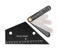 POENVFPO Indicatore di Azione delle Corde, Pacchetto Combinato Truss Rod Gage, Guida Al Livellamento del Bilanciere dei Tasti Set di Installazione del Manico Strumenti da Liutaio per