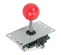 POENVFPO Kit Joystick Fai-da-te, Joystick Controller USB con Struttura in Metallo ABS, Nessuna Configurazione Driver, Rondella Antipolvere, Parte Superiore Sferica Staccabile per PC Mini Home