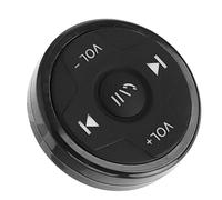 POENVFPO Kit Telecomando Bluetooth ABS Pulsante Multimediale PC con Facile Accoppiamento Batteria CR2025 Impermeabile per Smartphone IOS Volante Bici Moto Uso Musica e Fotocamera